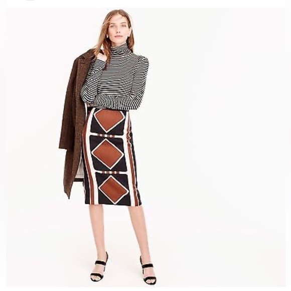 Jcrew collection x Raddi Ratti silk wool skirt size 0 00